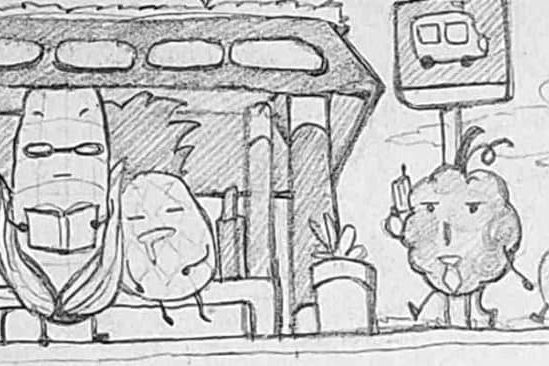 The Unforgettable Bus Eden's Sketch of: The Unforgettable Bus