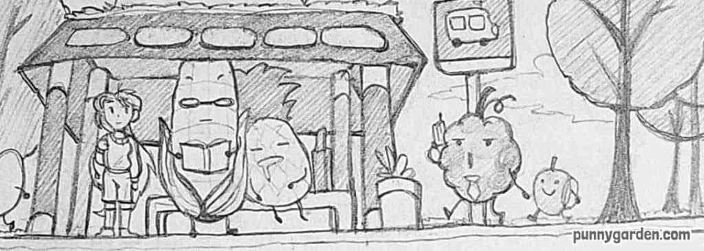 The Unforgettable Bus Eden's Sketch of: The Unforgettable Bus