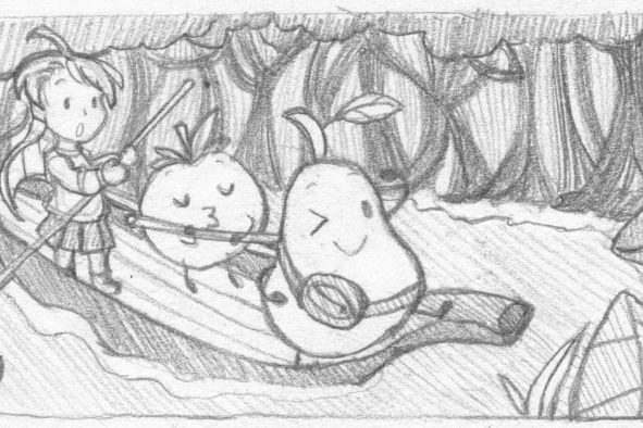 Uplifting River Adventure Eden's Sketch of: Uplifting River Adventure