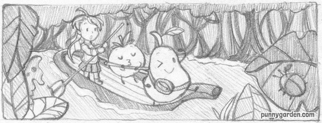 Uplifting River Adventure Eden's Sketch of: Uplifting River Adventure