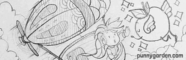 Cherryfic Air Balloon Ride Eden's Sketch of: Cherryfic Air Balloon Ride
