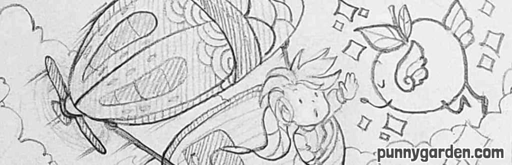 Cherryfic Air Balloon Ride Eden's Sketch of: Cherryfic Air Balloon Ride