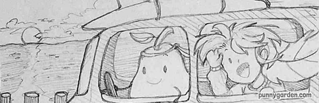 Summer Beach Joy Eden's Sketch of: Summer Beach Joy