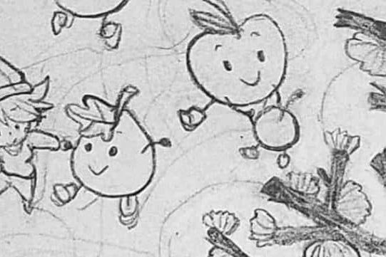 Ice Skating Treasure Eden's Sketch of: Ice Skating Treasure