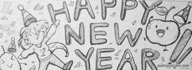 Eden's Sketch of: Happy 2020 Punny New Year!