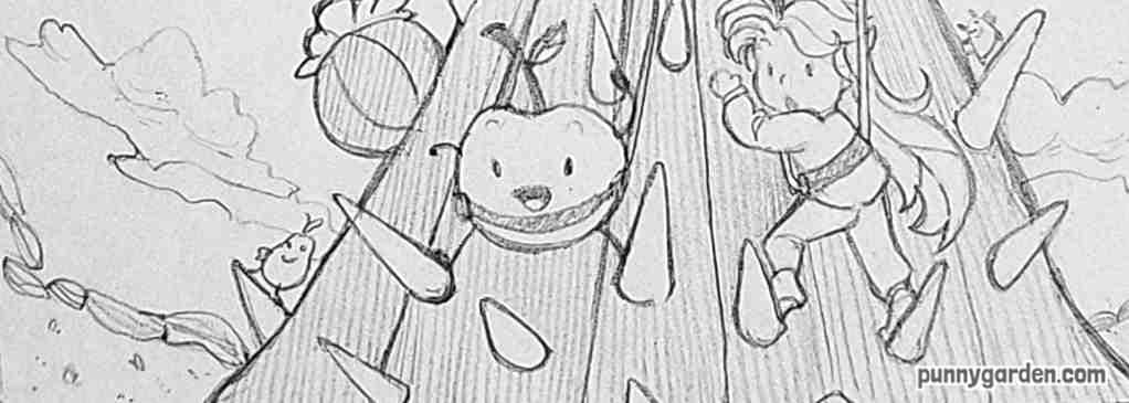 Eden's Sketch of: Spikiest Cactus Climb Ever