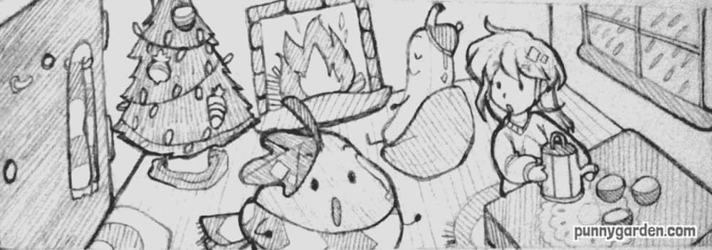 Eden's Sketch of: Casual Tea Brewing in a Blizzard