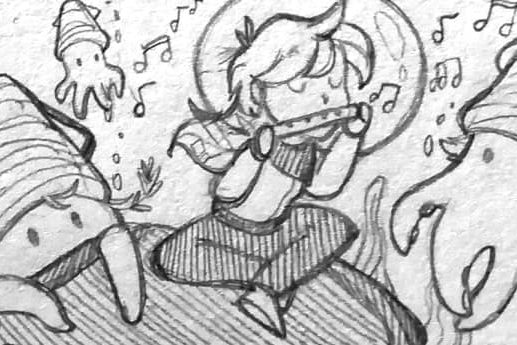 Carrot Squid Song Eden's Sketch of: Carrot Squid Song