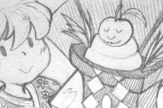 Orange you Glad for New Year’s Luck? Eden's Sketch of: Orange you Glad for New Year's Luck