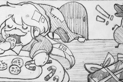 A Silly Christmas Prank Eden's Sketch of: A Silly Christmas Prank