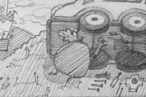 Going Nuts with the Unforgettable Bus! (part 1) Eden's Sketch of: Going Nuts with the Unforgettable Bus! (part 1)