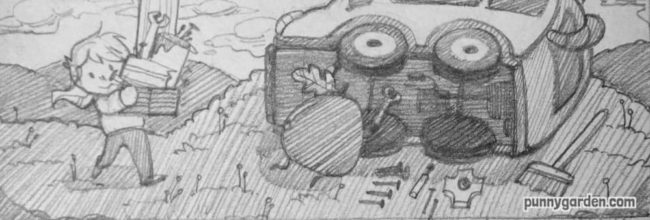 Eden's Sketch of: Going Nuts with the Unforgettable Bus! (part 1)