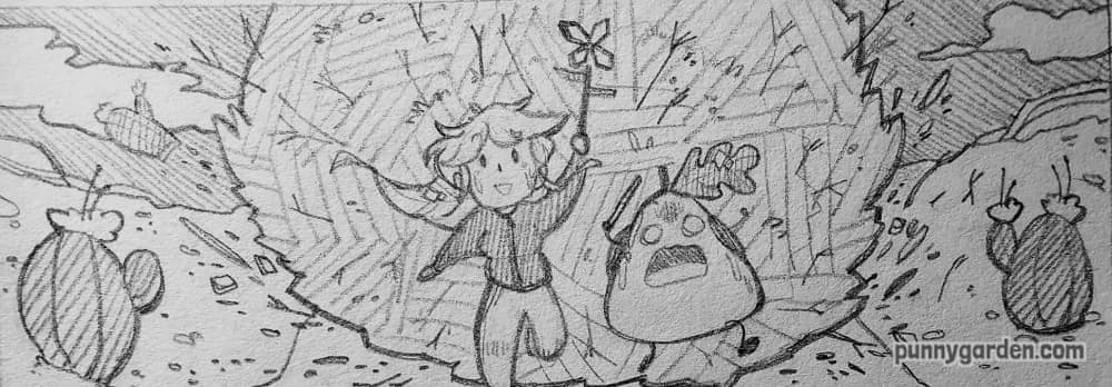 Massive Ferocious Tumbleweed Eden's Sketch of: Massive Ferocious Tumbleweed