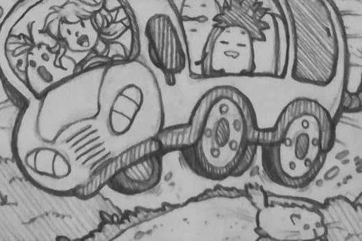 Going Nuts with the Unforgettable Bus! (part 2) Eden's Sketch of: Going Nuts with the Unforgettable Bus! (part 2)