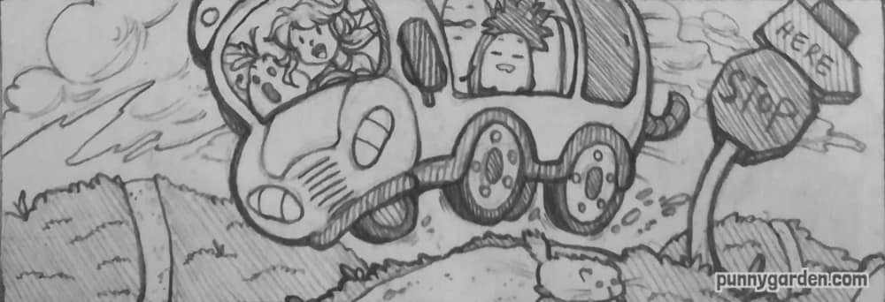 Eden's Sketch of: Going Nuts with the Unforgettable Bus! (part 2)