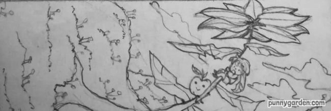 Sunflower Twister Season! Eden's Sketch of: Sunflower Twister Season