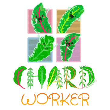 Chard Worker Design Illustration: Chard Worker