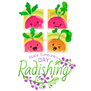 Make Someones Day Radishing Design Illustration: Make Someones Day Radishing